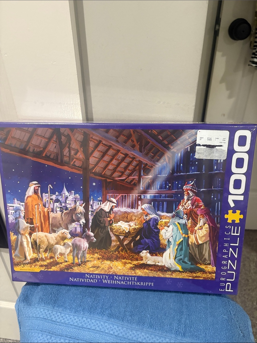 EuroGraphics 1000pc Nativity Puzzle - Colorful Religious Scene